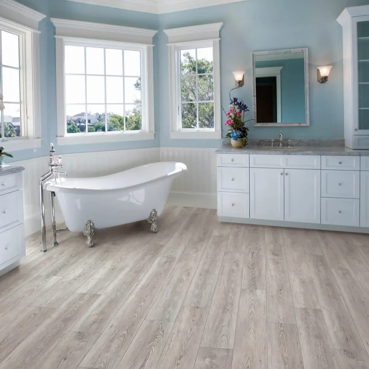 Bathroom vinyl | Baker Valley Floors